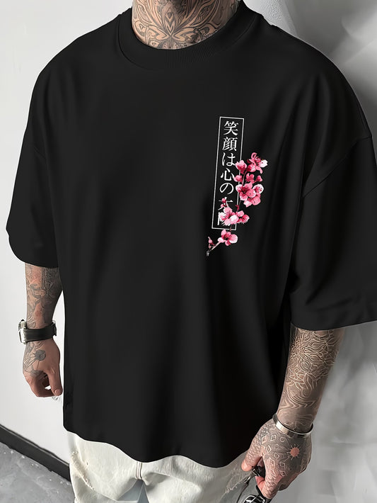 Shirt - Koi Fish with Cherry Blossom and Samurai sword design